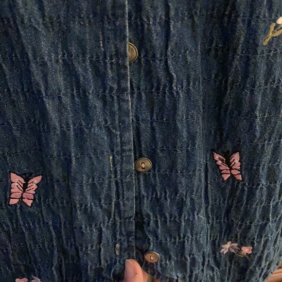 Bobbie Brooks denim button up vest XL 16-18 - Picture 9 of 13